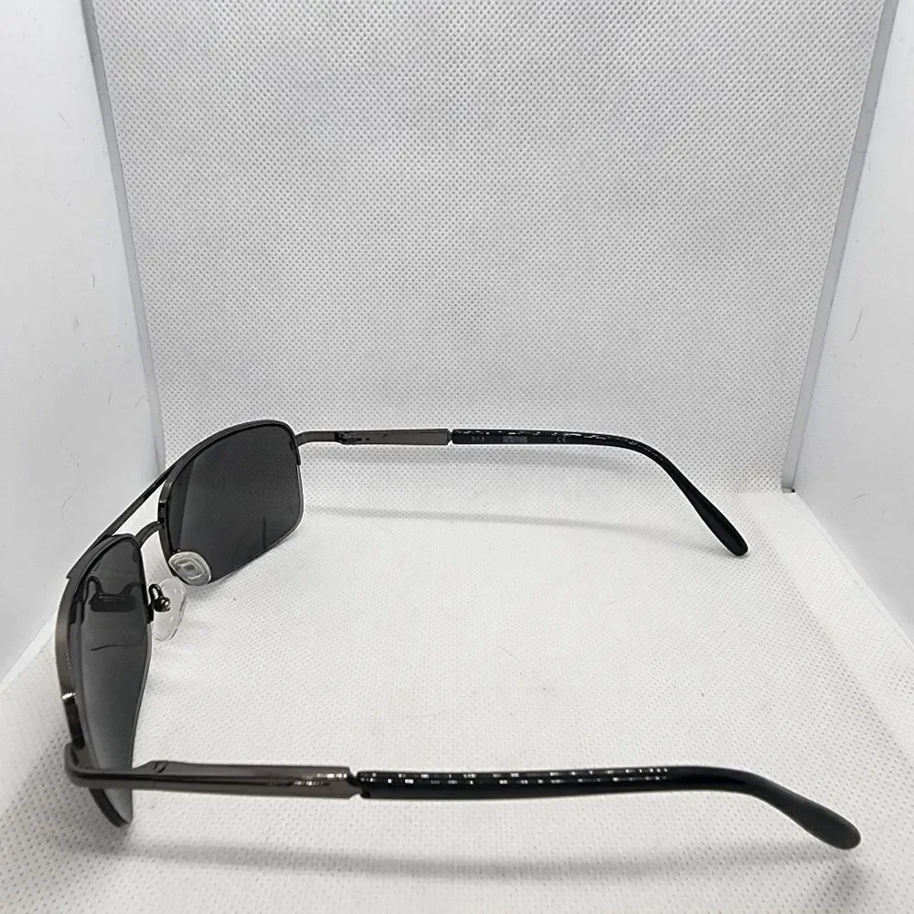Kenneth Cole Reaction Gunmetal & Black Aviator Sunglasses